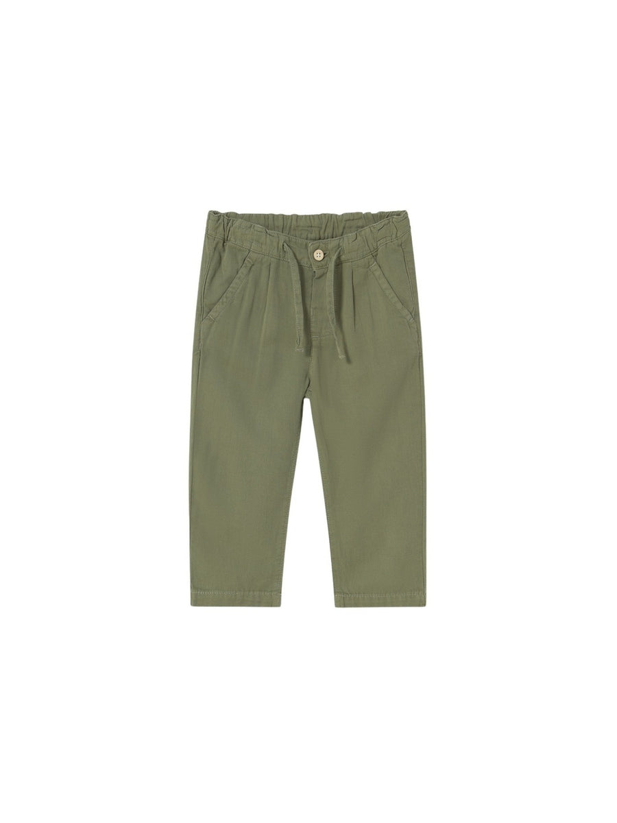 Calça linho relaxed Sálvia (Verde Tropa)  para Bebé Menino - Mayoral