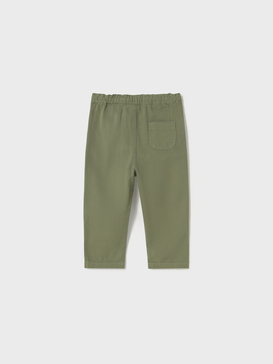 Calça linho relaxed Sálvia (Verde Tropa)  para Bebé Menino - Mayoral