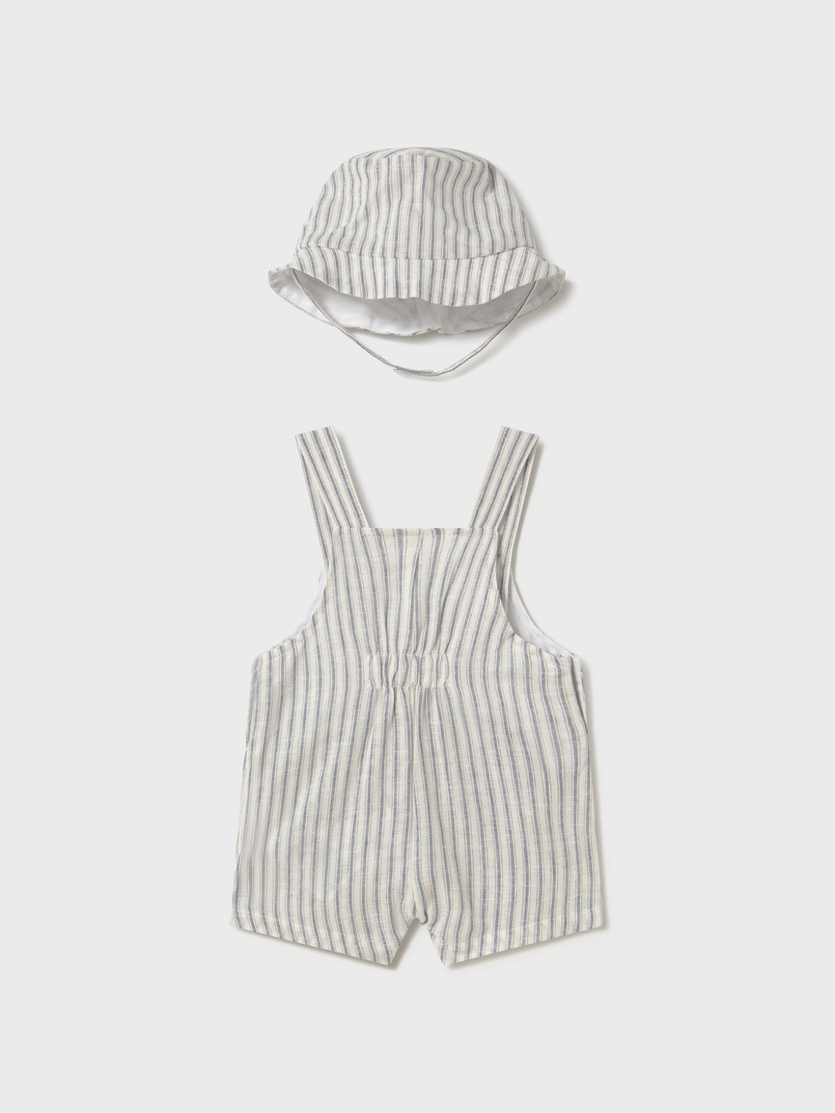 Jardineira e gorro Natural (Creme / Pérola)  para Bebé Menino - Mayoral