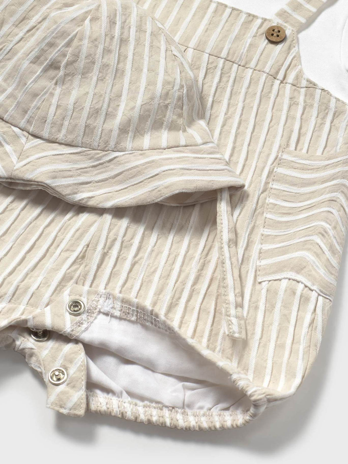 Babygrow e chapéu Raiz (Bege)  para Bebé Menino - Mayoral