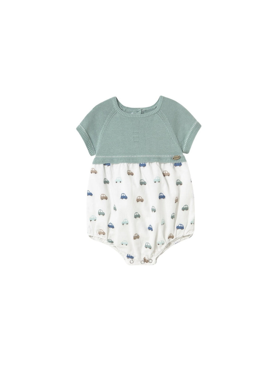 Babygrow tricô Menta (Verde Água)  para Bebé Menino - Mayoral
