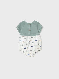 Babygrow tricô Menta (Verde Água)  para Bebé Menino - Mayoral