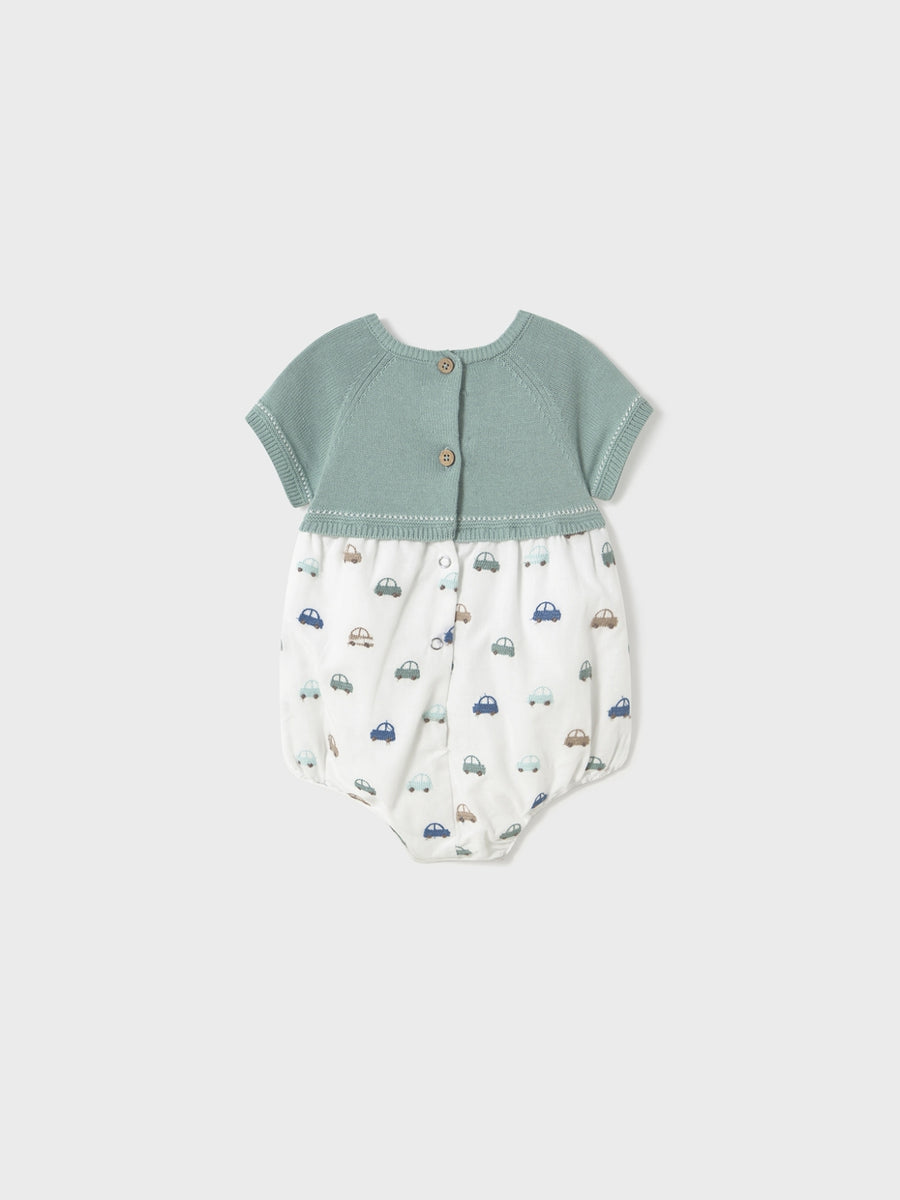 Babygrow tricô Menta (Verde Água)  para Bebé Menino - Mayoral