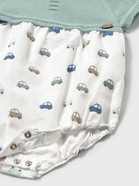 Babygrow tricô Menta (Verde Água)  para Bebé Menino - Mayoral