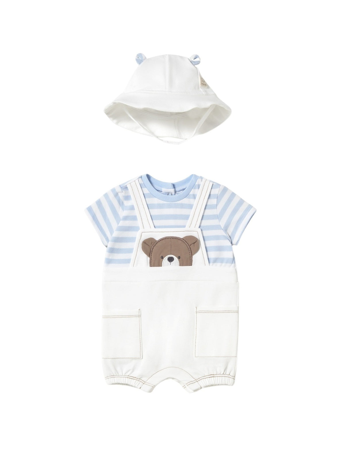 Fato bebé e gorro Azul céu (Celeste)  para Bebé Menino - Mayoral