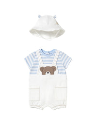 Fato bebé e gorro Azul céu (Celeste)  para Bebé Menino - Mayoral