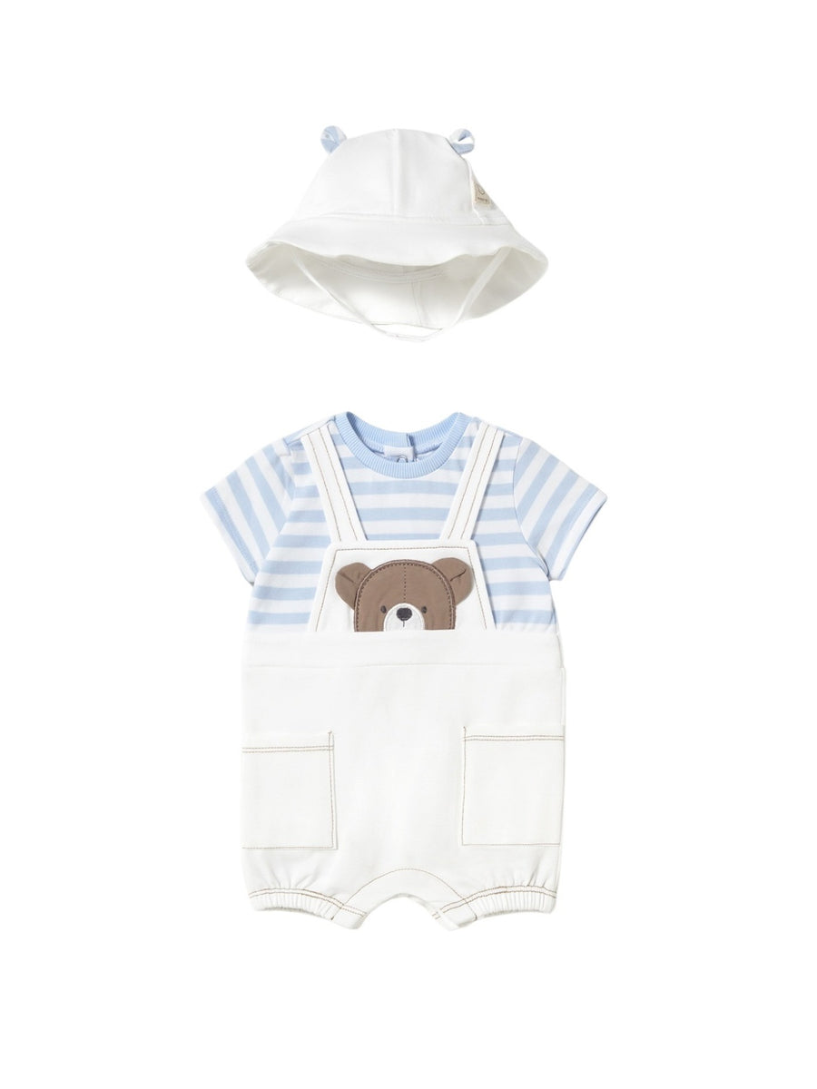 Fato bebé e gorro Azul céu (Celeste)  para Bebé Menino - Mayoral