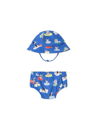 Conj. banho gorro Klein (Azul)  para Bebé Menino - Mayoral