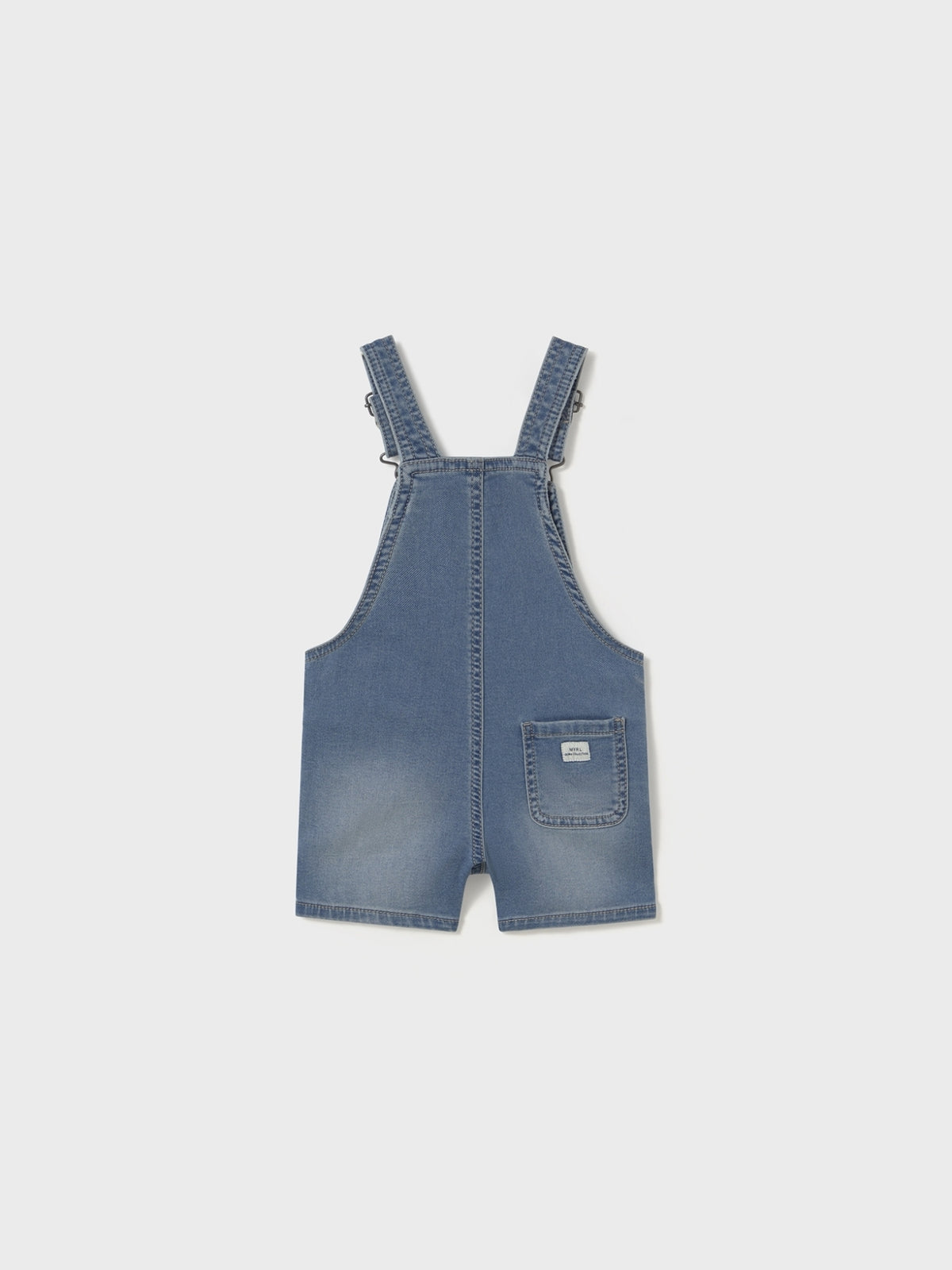 Jardineira calção soft denim Base (Ganga c/ Lavagem)  para Bebé Menino - Mayoral