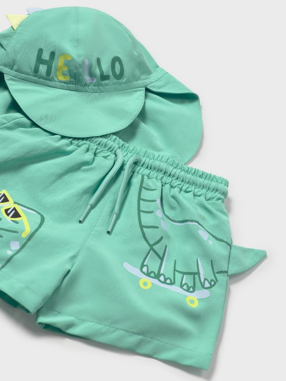 Conj. F.banho chapéu play Lago (Verde Água)  para Bebé Menino - Mayoral