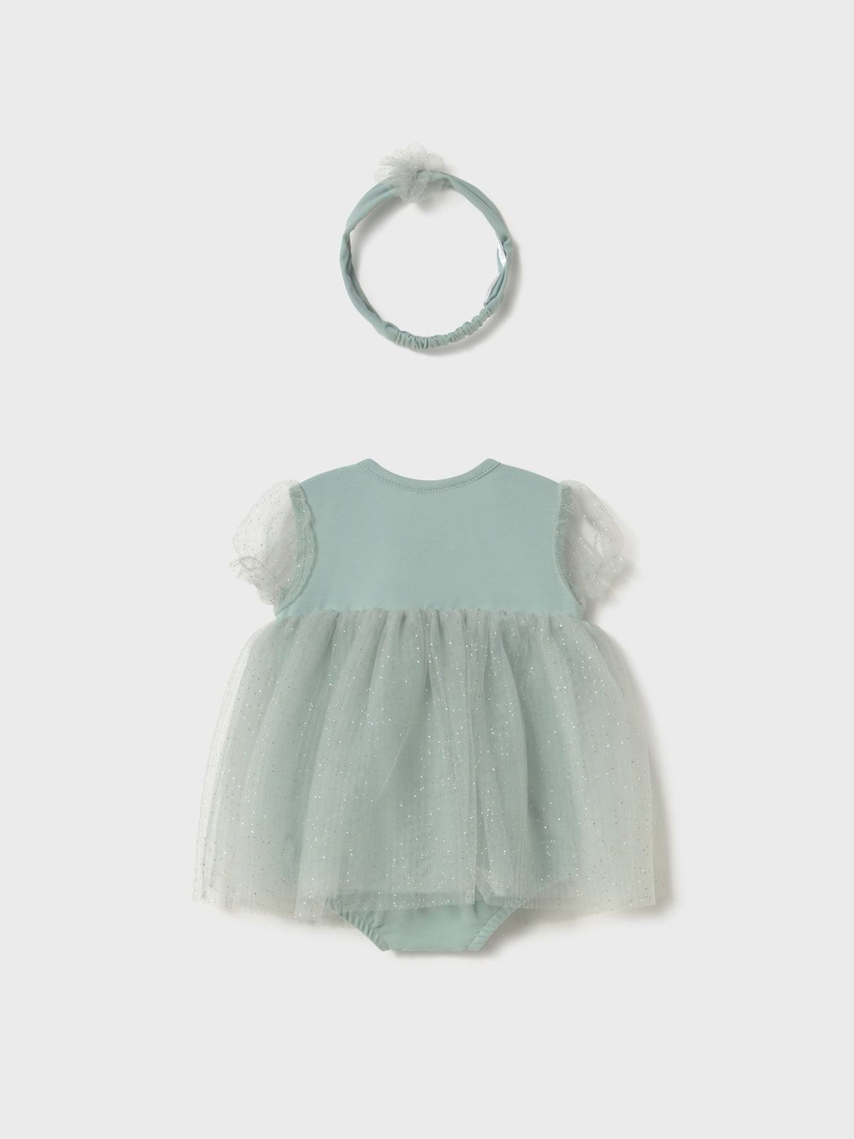 Conj.bebé bandolete Azul jade (Verde seco)  para Bebé Menina - Mayoral
