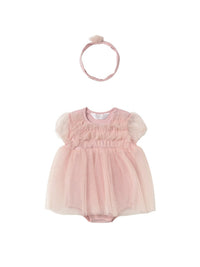 Conj.bebé bandolete Rosa baby (Rosa Bébé)  para Bebé Menina - Mayoral