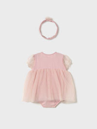 Conj.bebé bandolete Rosa baby (Rosa Bébé)  para Bebé Menina - Mayoral