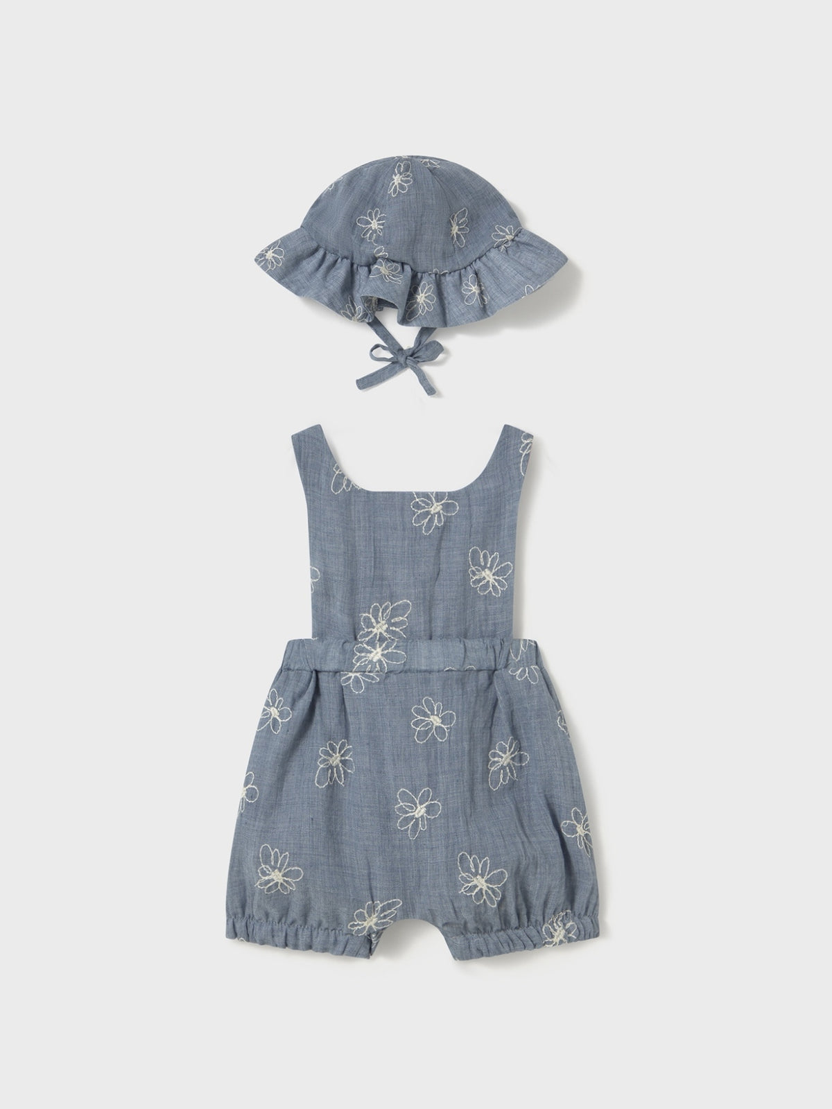 Jardineira e gorro Bluestone (Ganga)  para Bebé Menina - Mayoral
