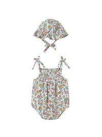 Babygrow e gorro Azul jade (Verde seco)  para Bebé Menina - Mayoral