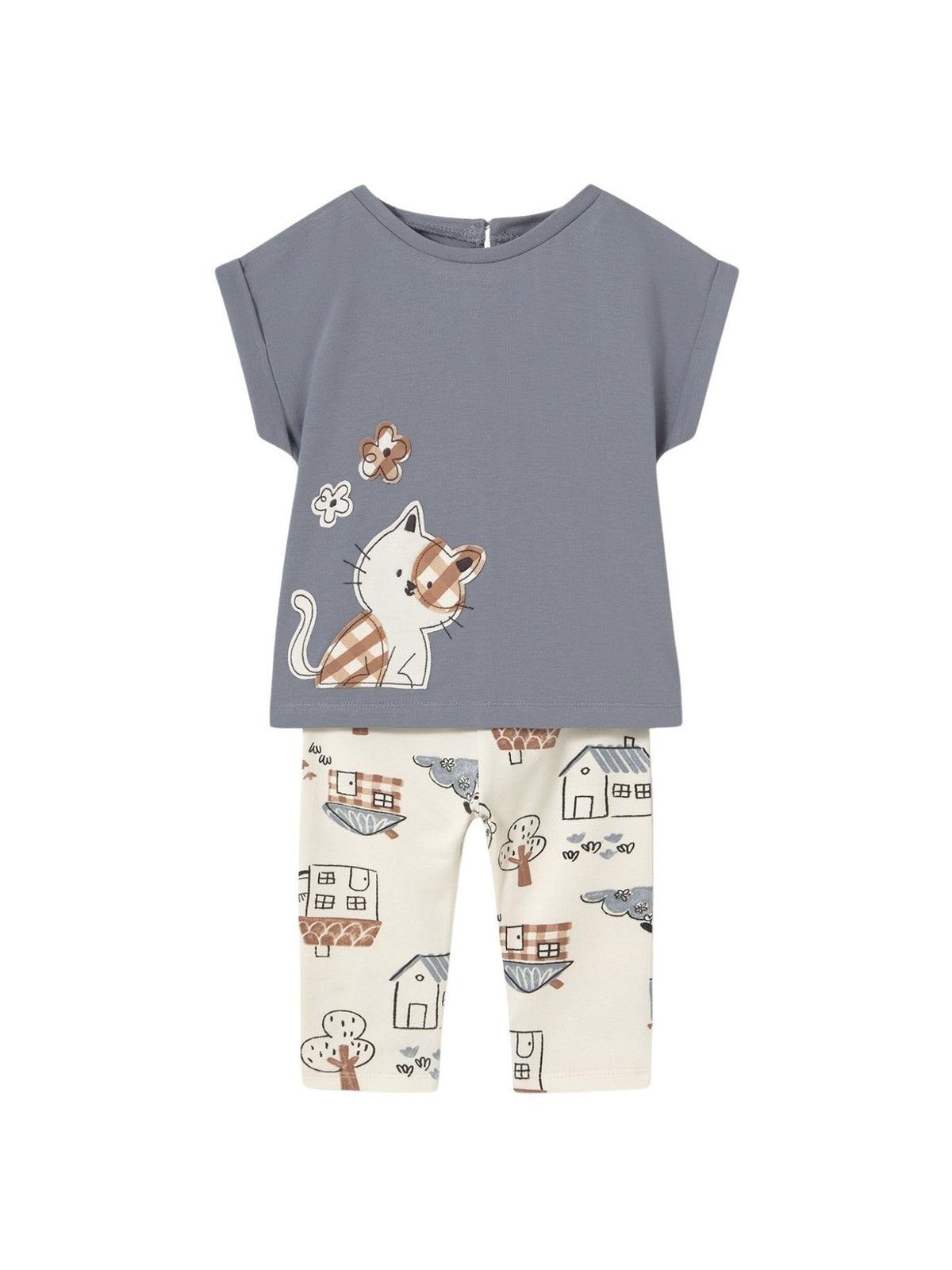 Conj. leggings estampadas Raiz (Bege)  para Bebé Menina - Mayoral
