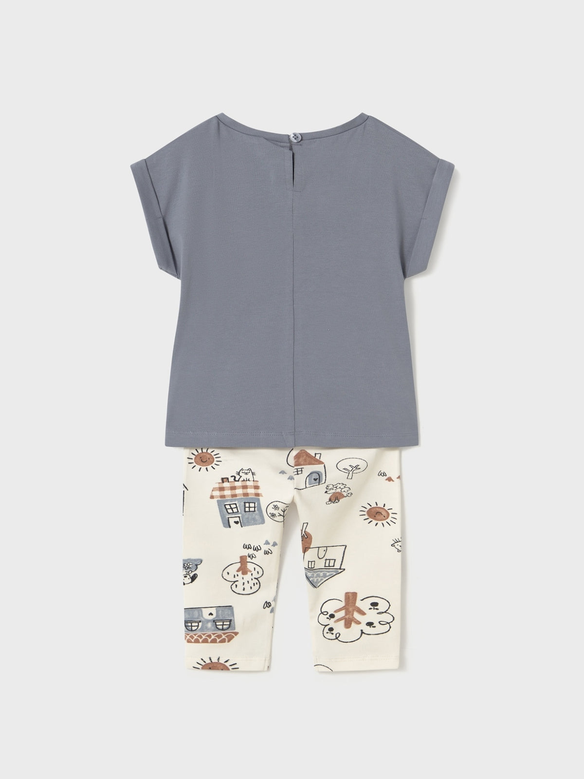 Conj. leggings estampadas Raiz (Bege)  para Bebé Menina - Mayoral