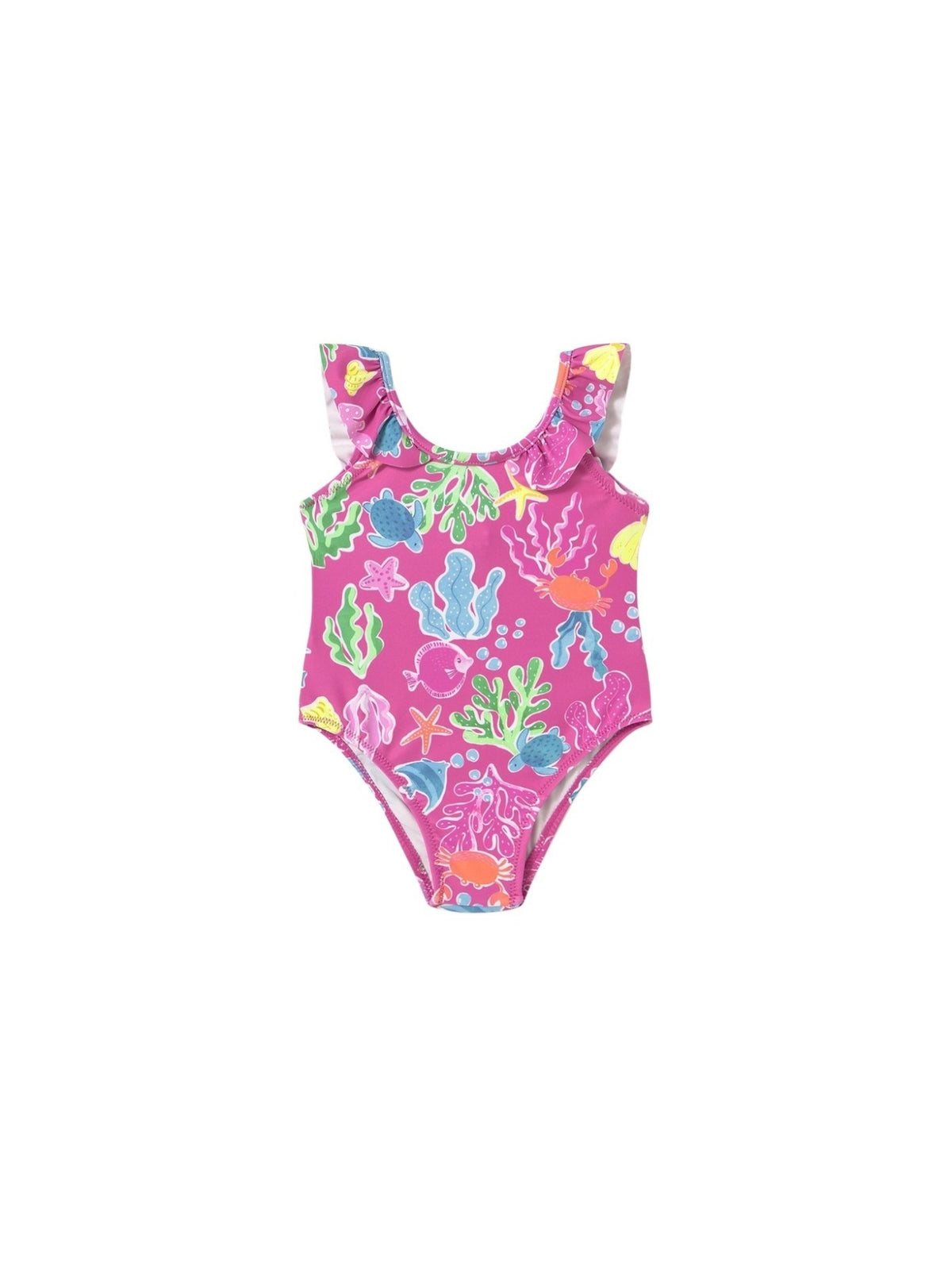 Fato de banho estampado Fúcsia (Fúcsia)  para Bebé Menina - Mayoral
