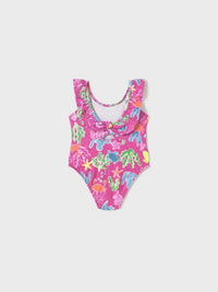 Fato de banho estampado Fúcsia (Fúcsia)  para Bebé Menina - Mayoral