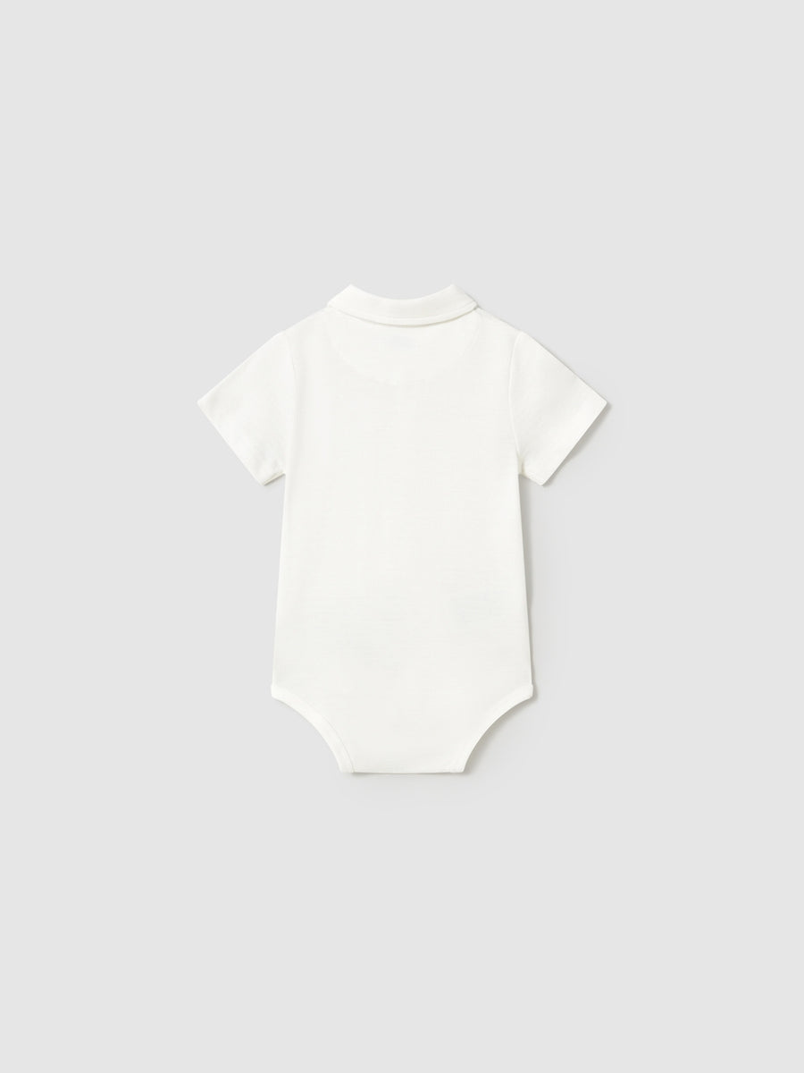 Polo body m/c Nata (Creme / Pérola)  para Bebé Menino - Mayoral