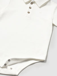 Polo body m/c Nata (Creme / Pérola)  para Bebé Menino - Mayoral