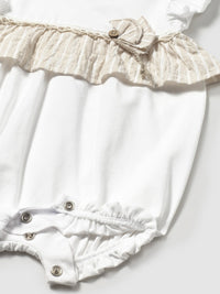 Pijama curta Branco (Branco)  para Bebé Menina - Mayoral