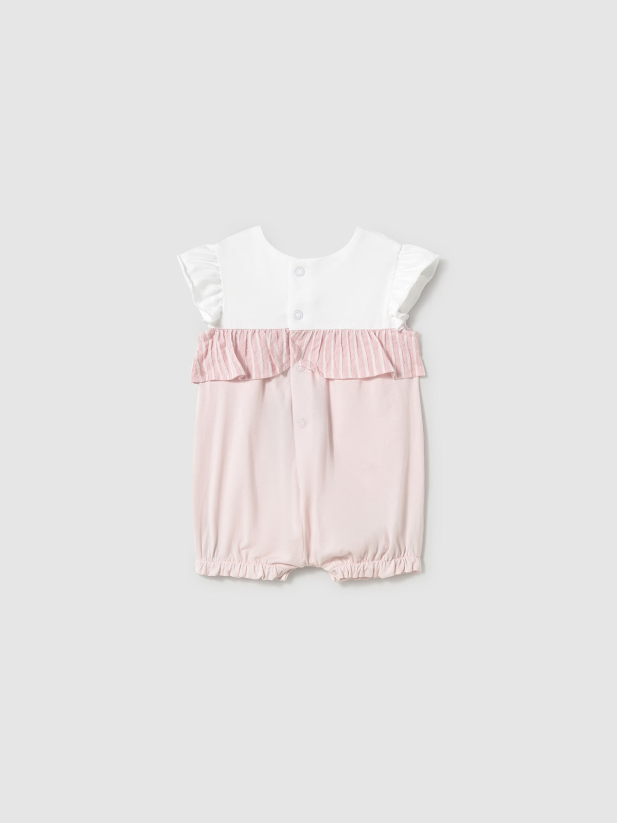 Pijama curta Flor (Rosa Bébé)  para Bebé Menina - Mayoral