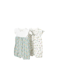 Pack 2 pijamas Azul jade (Verde seco)  para Bebé Menina - Mayoral
