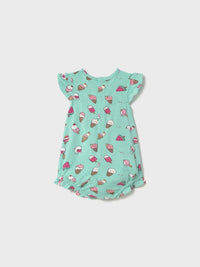 Set 3 pijamas Sireia (Verde Água)  para Bebé Menina - Mayoral