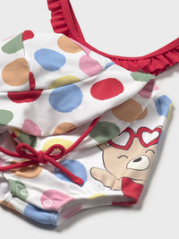 Fato de banho de chapéu Vermelho (Vermelho)  para Bebé Menina - Mayoral