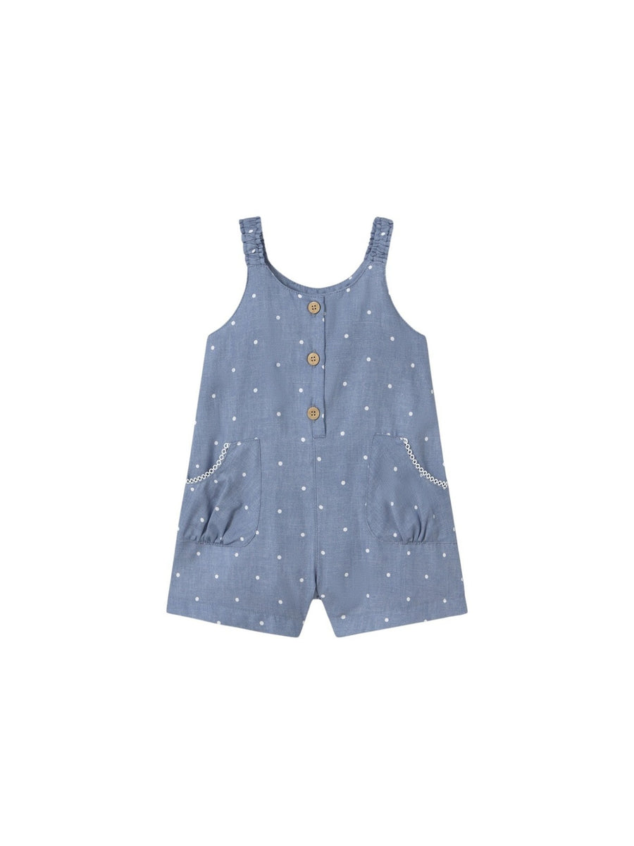 Macacão curto Azul (Azul)  para Bebé Menina - Mayoral