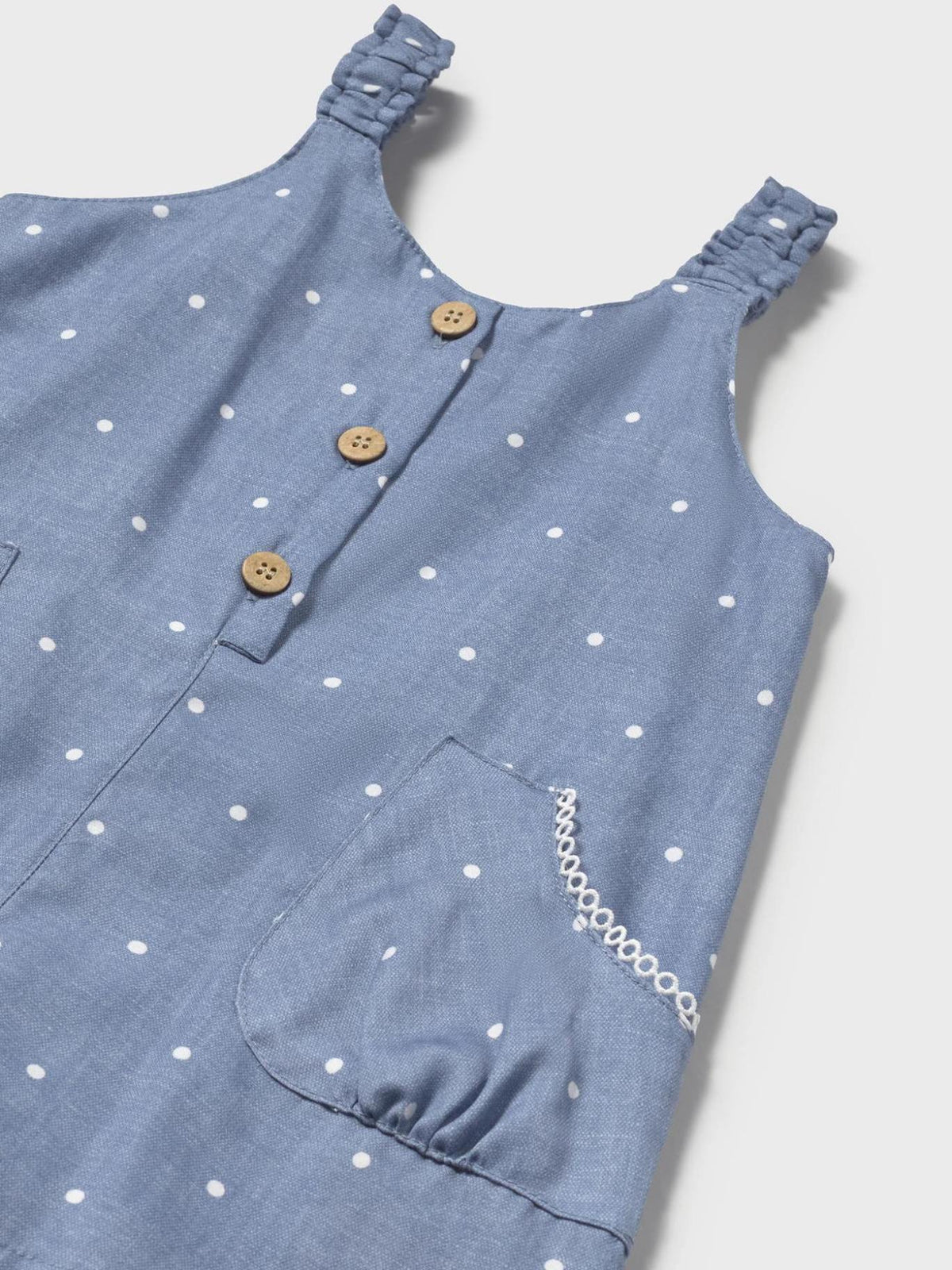 Macacão curto Azul (Azul)  para Bebé Menina - Mayoral