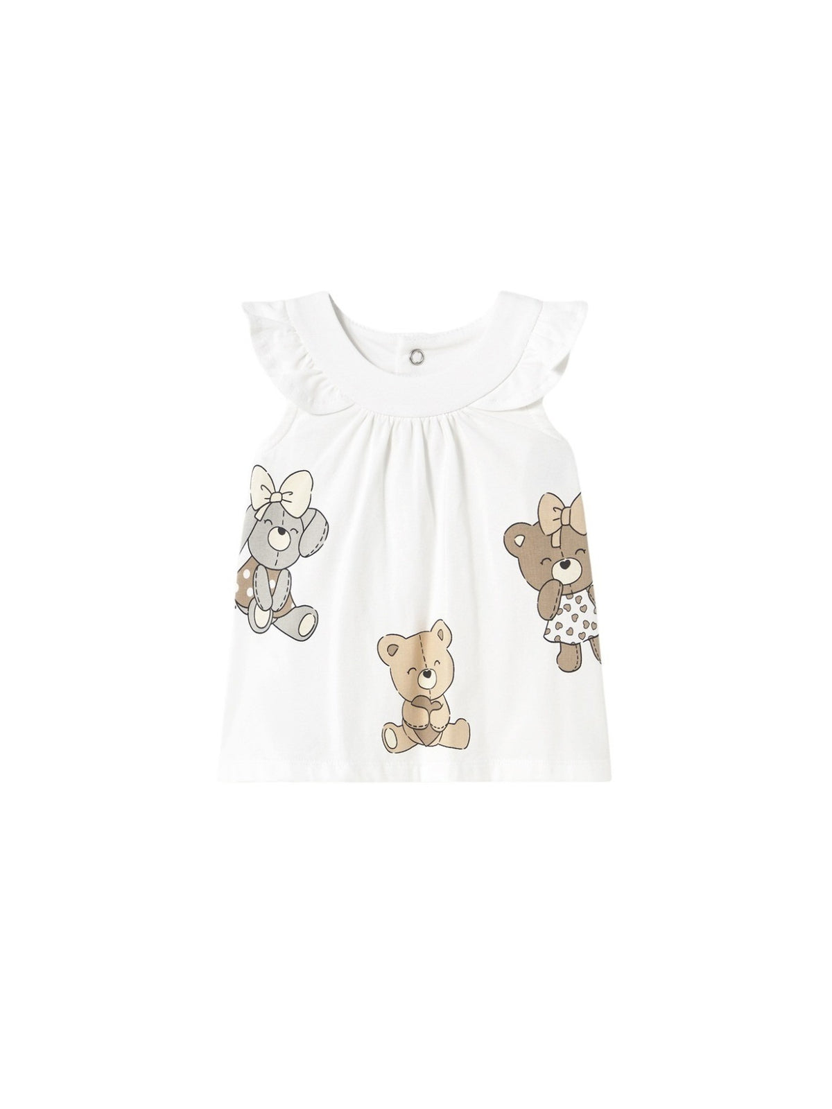 Vestido malha Branco (Branco)  para Bebé Menina - Mayoral