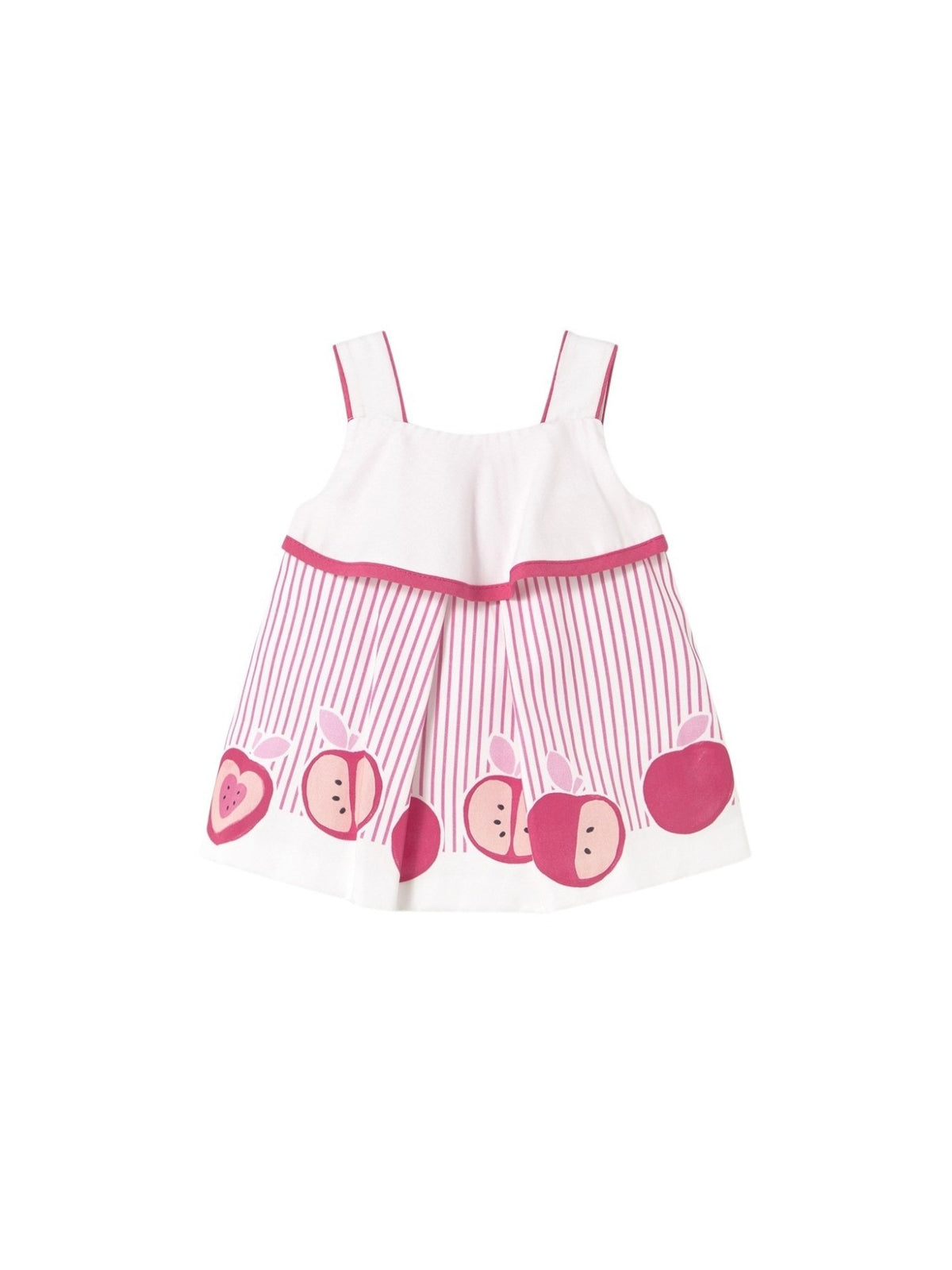 Vestido orla Morango (Vermelho)  para Bebé Menina - Mayoral