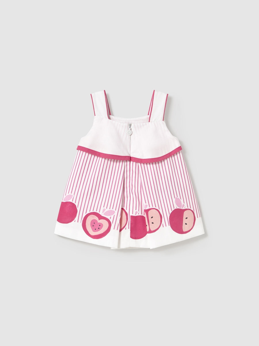 Vestido orla Morango (Vermelho)  para Bebé Menina - Mayoral