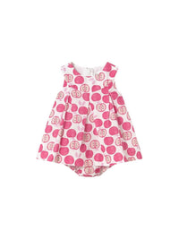 Vestido estampado Morango (Vermelho)  para Bebé Menina - Mayoral
