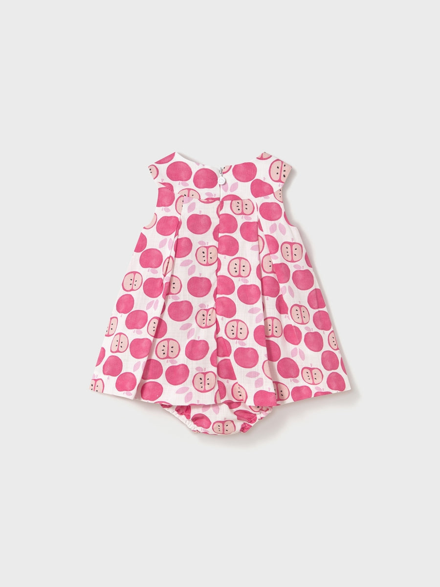 Vestido estampado Morango (Vermelho)  para Bebé Menina - Mayoral