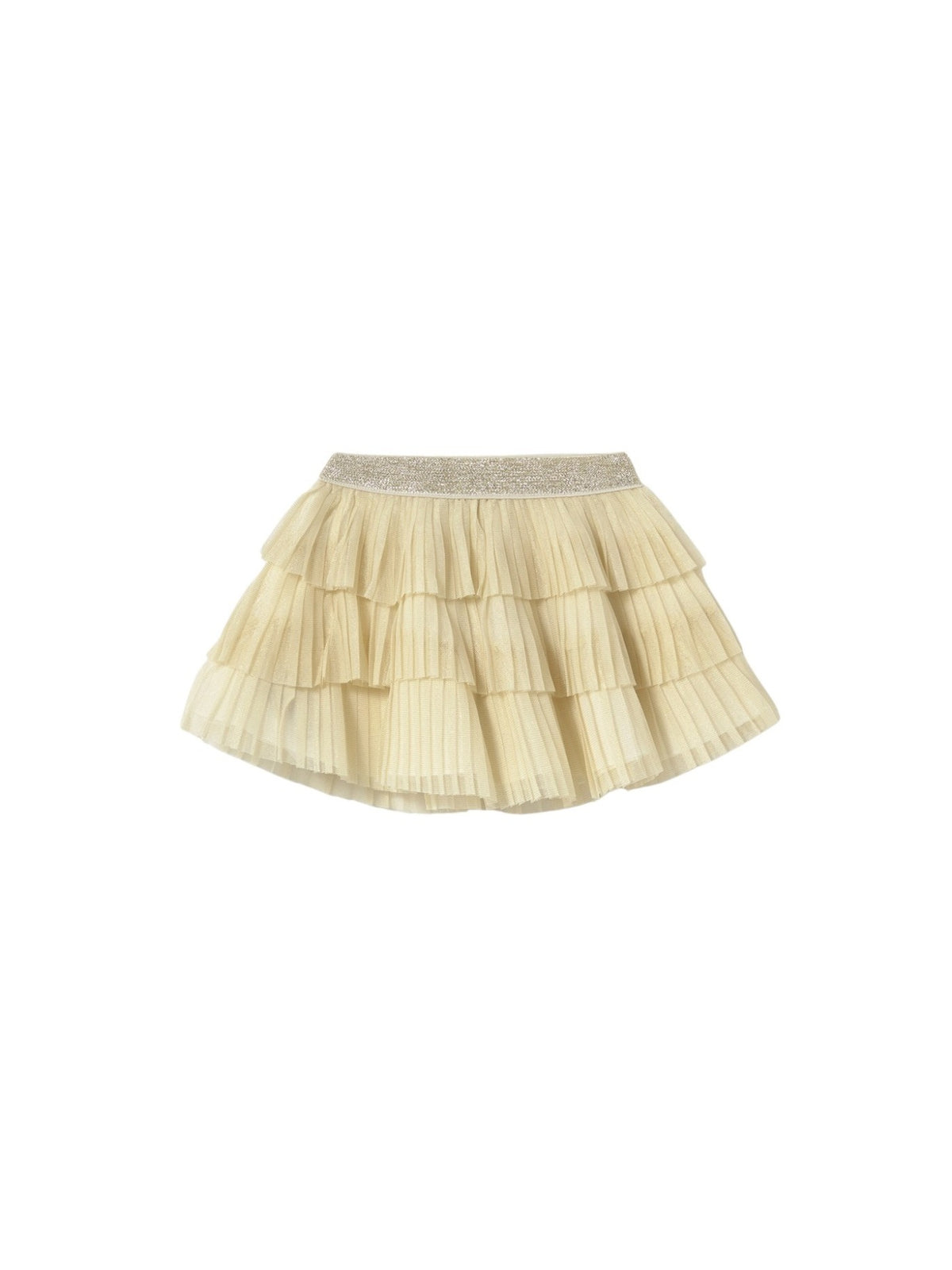 Saia tule plissada Champanhe (Dourado)  para Bebé Menina - Mayoral