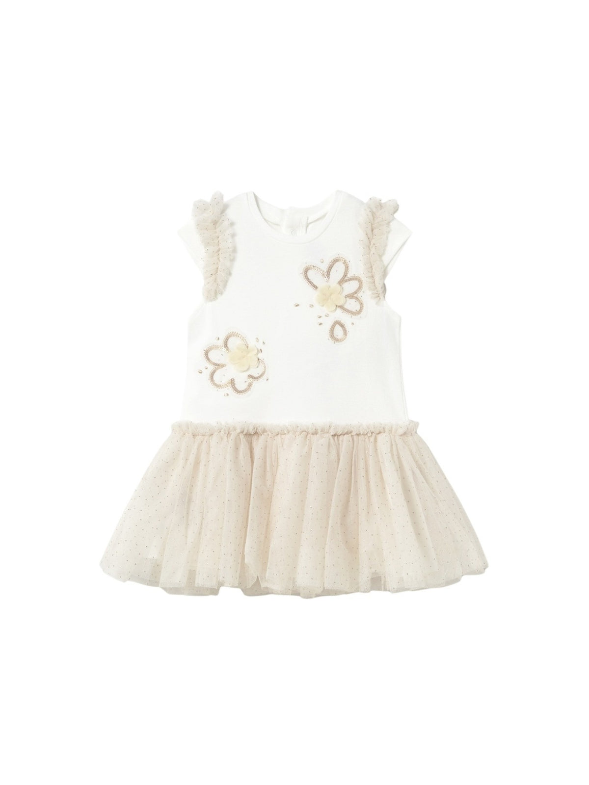 Vestido tutu Champanhe (Dourado)  para Bebé Menina - Mayoral