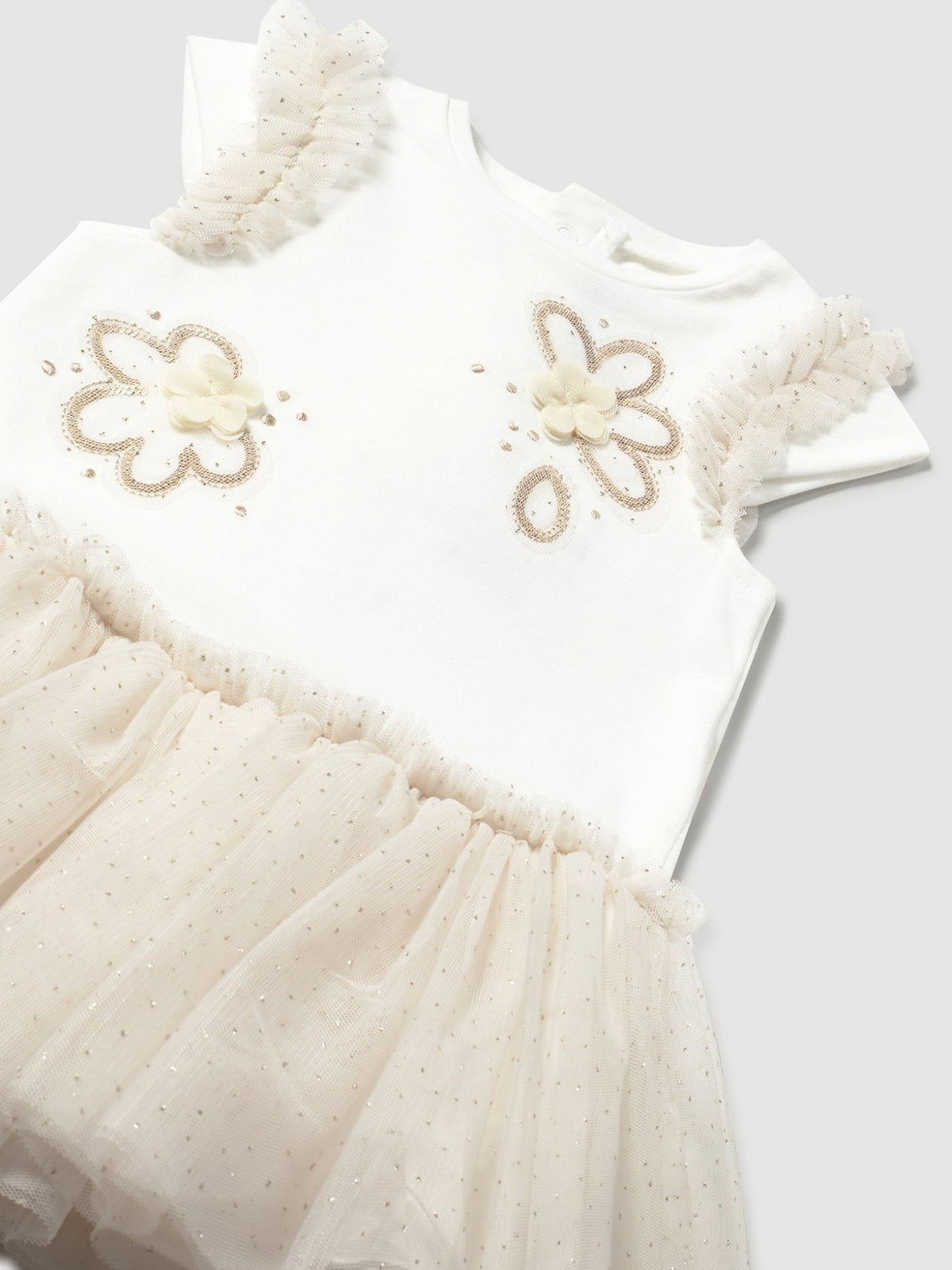 Vestido tutu Champanhe (Dourado)  para Bebé Menina - Mayoral