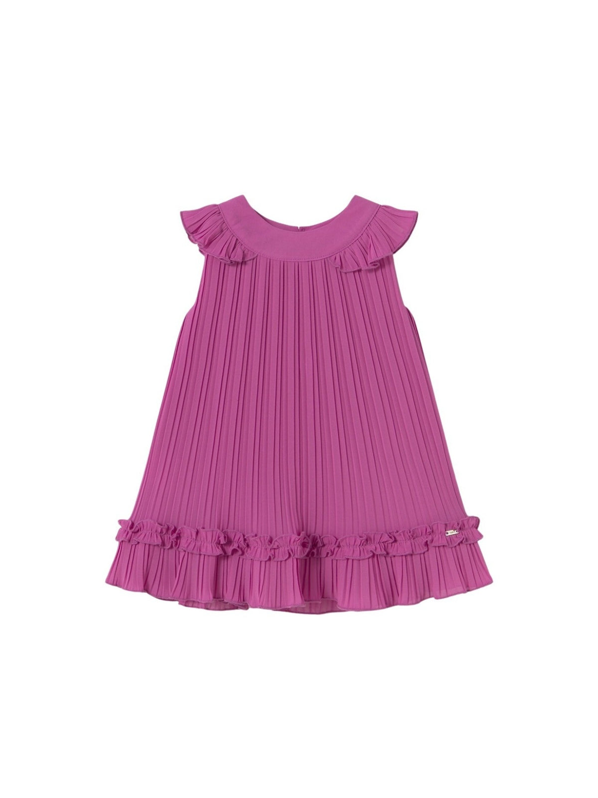 Vestido plissado Orquídea (Violeta)  para Bebé Menina - Mayoral