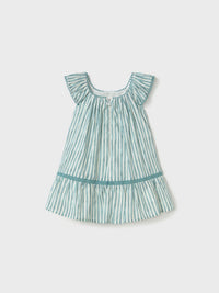 Vestido estampado Esmeralda (Verde Mar)  para Bebé Menina - Mayoral