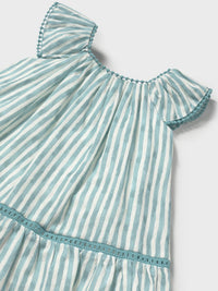 Vestido estampado Esmeralda (Verde Mar)  para Bebé Menina - Mayoral