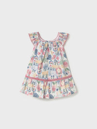 Vestido estampado Rosado (Rosa Velho)  para Bebé Menina - Mayoral
