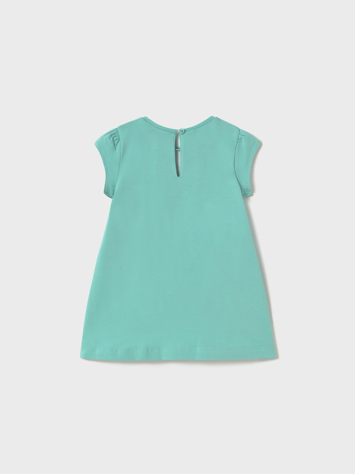 Vestido malha grafica Verde (Verde)  para Bebé Menina - Mayoral