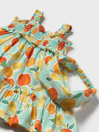 Vestido com lenço Água (Verde Água)  para Bebé Menina - Mayoral