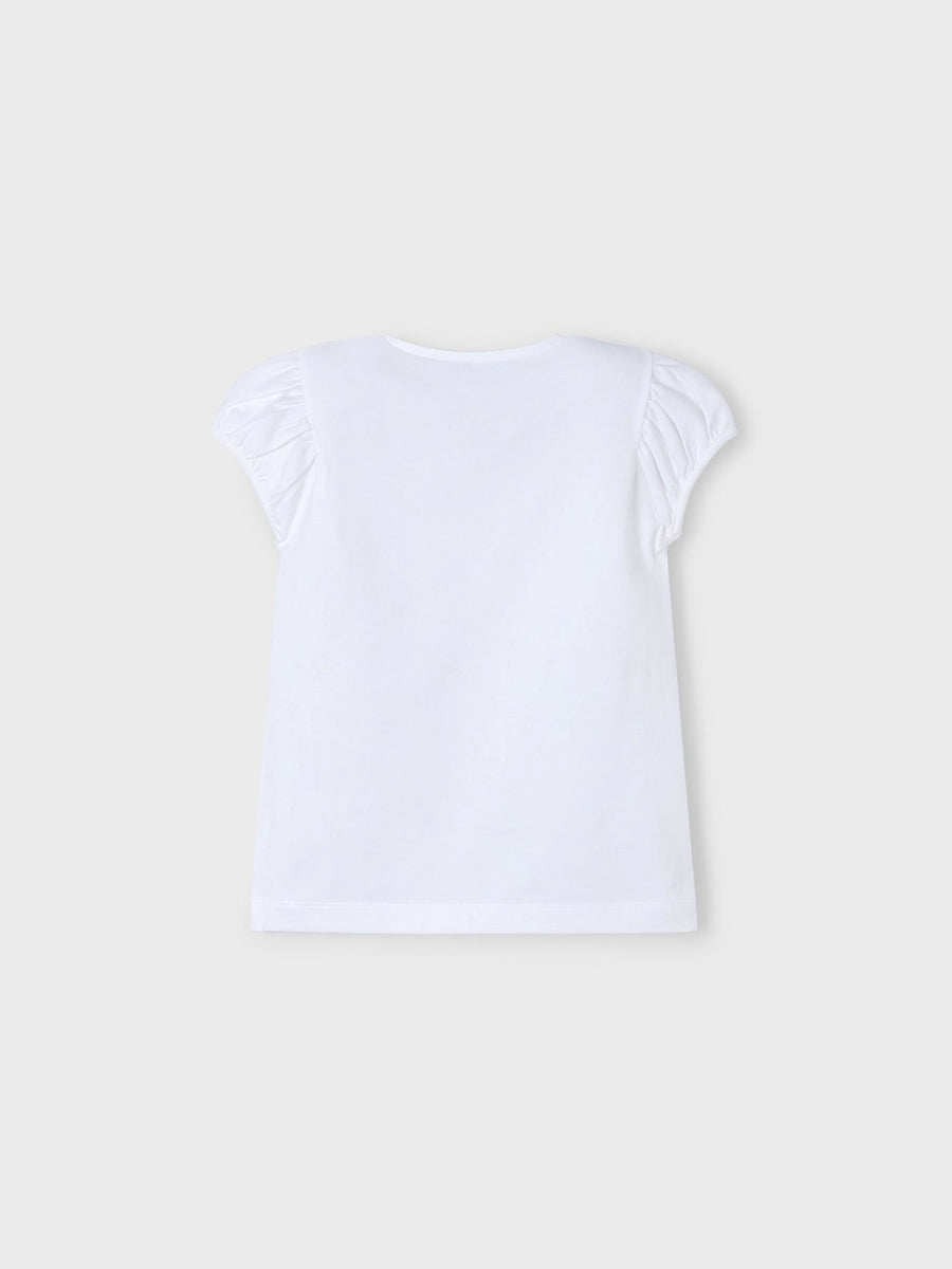 Camisola m/curta bonecas Bco-orquid (Rosa)  para Menina - Mayoral