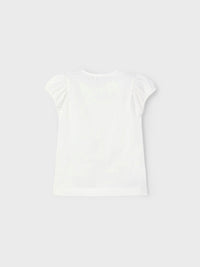 Camisola m/curta bonecas Crú (Creme / Pérola)  para Menina - Mayoral