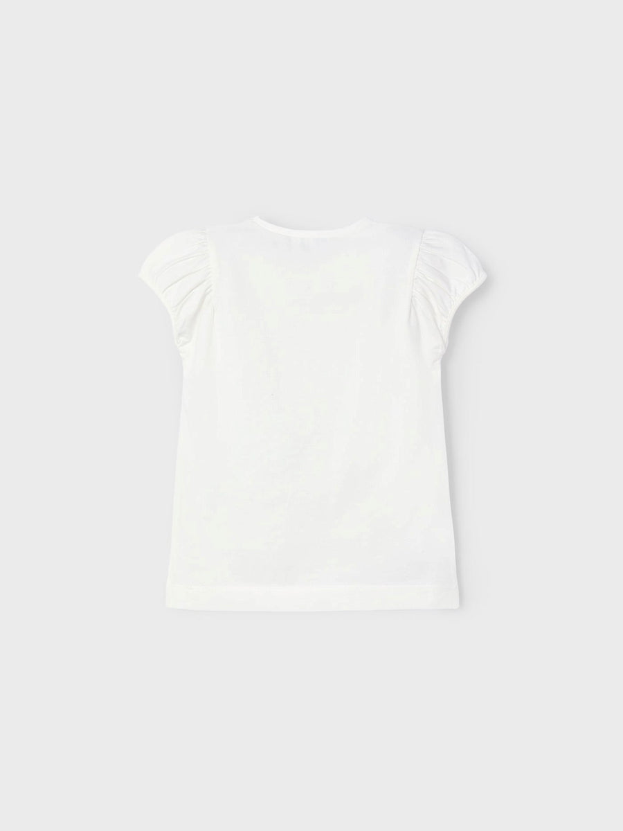 Camisola m/curta bonecas Crú (Creme / Pérola)  para Menina - Mayoral