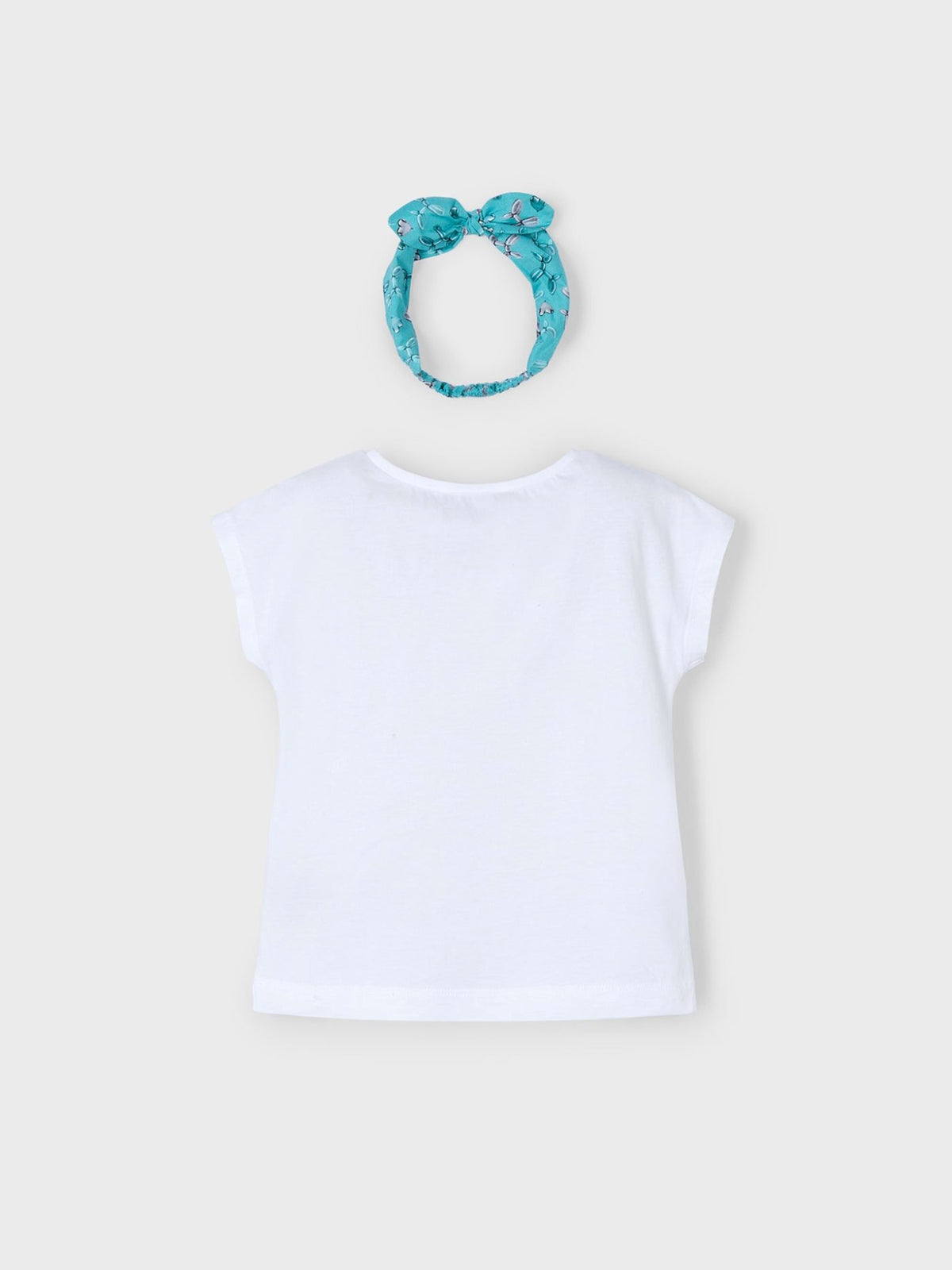 T´shirt risca Bco-anis (Turquesa)  para Menina - Mayoral